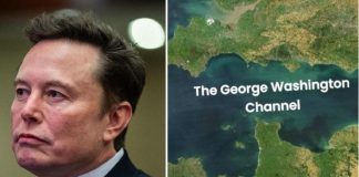 Musk cambia nome alla Manica: “E’ il canale George Washington”