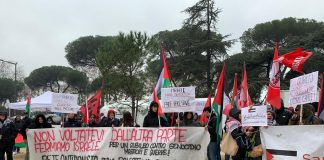 Rete antisionista in corteo a Basilica di San Paolo: “Giubileo contro genocidio e guerre”