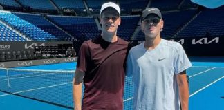 Sinner, allenamento con il figlio d’arte Hewitt. Kyrgios: “Post dopato”