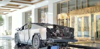 Cybertruck esploso davanti a hotel Trump, Tesla era di un militare