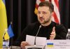 Ucraina, Zelensky: “Truppe occidentali per costringere Russia a pace”