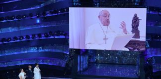 Sanremo, videomessaggio del Papa “La musica è strumento di pace”