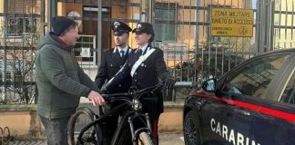 Suzzara, rubano una bici del valore di 3mila euro e i Carabinieri la ritrovano in poche ore