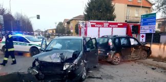 Suzzara, scontro tra due auto: ferita una bimba di 6 anni trasportata al Poma