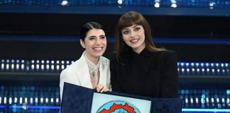 Sanremo: Giorgia e Annalisa vincono la serata cover, secondi Corsi e Topo Gigio