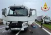 Scontro fra tre camion, code di 6km in A22 tra Mantova e Nogarole Rocca