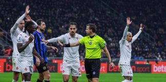 Inter-Fiorentina, presidente dell’Aia: “Pallone era uscito, ma impossibile intervenire”