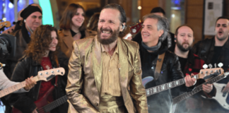 Sanremo 2025, caos Jovanotti: signora tenta di bloccarlo e baciarlo