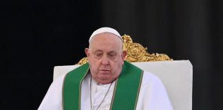 Papa Francesco interrompe l’omelia: “Difficoltà di respiro, mi scuso”