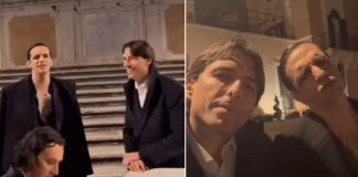 Achille Lauro e Alessandro Onorato, il magico duetto a Piazza di Spagna – Video