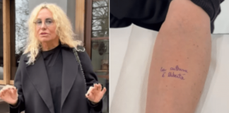 Antonella Clerici, il tatuaggio con la figlia Maelle: “Promessa mantenuta”