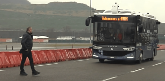 Innovazione, al Safety Park testato bus elettrico completamente automatizzato