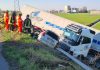 Utilitaria contro camion sulla Goitese, il tir si ribalta e schiaccia un’altra auto: due morti di Porto Mantovano