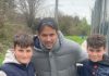 Simone Inzaghi a Porto per Mantova-Inter U13: foto e sorrisi con i tifosi