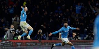 Napoli-Inter 1-1, non basta una perla di Dimarco: Billing salva Conte