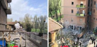 Roma, crolla palazzina dopo esplosione: uomo estratto vivo da macerie – Foto/Video