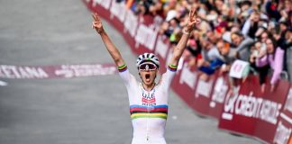 Fenomeno Pogacar, cade e poi vince per la terza volta la ‘Strade Bianche’