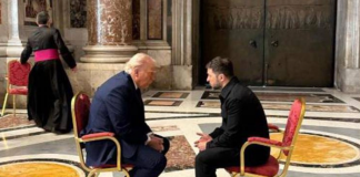 Funerali Papa Francesco, l’ingresso di Trump e Zelensky: incontro lampo