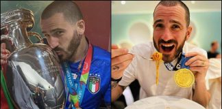 Bonucci, pasta asciutta dopo la maratona di Londra: il nuovo sfottò agli inglesi