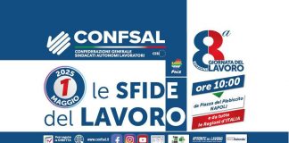 1 maggio, Confsal: “A Napoli per ‘Le sfide del lavoro'”