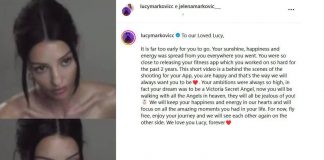 E’ morta la top model Lucy Markovic, aveva 27 anni