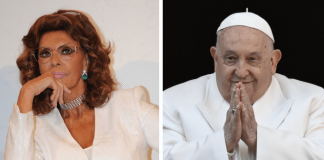 Sophia Loren ricorda Papa Francesco: “Porto sempre con me il rosario che mi regalò”