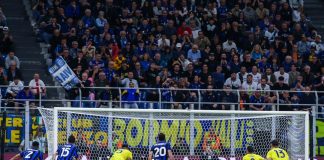L’Inter pareggia 2-2 con la Lazio, resta a -1 dal Napoli