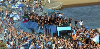 Napoli si colora d’azzurro per la sfilata scudetto