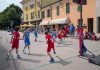 I piccoli cestisti sono stati protagonisti nelle piazze di Pegognaga per una domenica