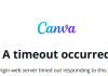 Canva down, la piattaforma di progettazione grafica non è raggiungibile