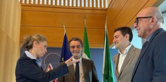 Cavatorta accolto da Fontana: presentate in Regione le tappe lombarde del Giro d’Italia