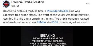 Attacco di droni, colpita nave con aiuti umanitari per Gaza: doveva imbarcarsi anche Greta Thunberg – Video