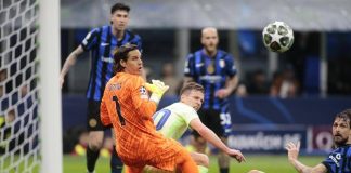 Inter-Barcellona, Inigo Martinez sputa ad Acerbi dopo il gol del 2-0 – Video