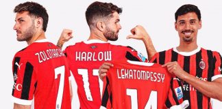 Milan, oggi i calciatori in campo con i cognomi delle mamme sulle maglie