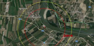 Bomba Moglia di Sermide, ampliata l’area di evacuazione. Dalle 16 di martedì le operazioni di brillamento