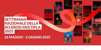 Giornata mondiale sclerosi multipla numero 25, l’Italia si tinge di rosso