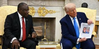 Trump e il “genocidio dei bianchi” in Sudafrica: agguato con video a presidente Ramaphosa