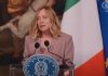Iran, Meloni “L’Italia continuerà a impegnarsi per tavolo negoziale”