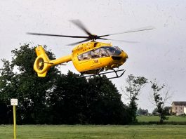 Viadana, incidente sul ponte del Po: centauro 50enne elitrasportato in gravi condizioni