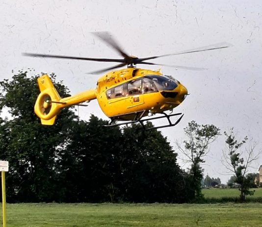 Viadana, incidente sul ponte del Po: centauro 50enne elitrasportato in gravi condizioni
