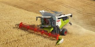 Volta Mantovana, paura nei campi: incendio distrugge mietitrebbia