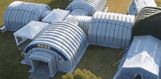 Emergenza simulata : allestimento del Posto di Assistenza Socio-Sanitario (PASS)