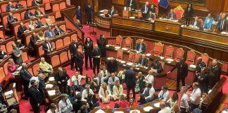 Dl sicurezza, ok con fiducia: in Senato è quasi rissa