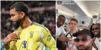 Juventus, gaffe di Douglas Luiz: posta foto con Thuram, ma tagga l’attaccante dell’Inter