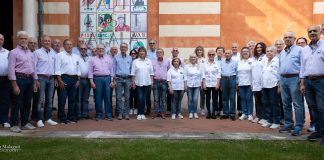 La Brigata Corale Tre Laghi in concerto sotto la barchessa di Cascina Aldegatta