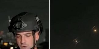 “Piovono missili”, il giornalista e l’attacco su Tel Aviv – Video