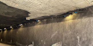 Chieti, crolla pezzo controsoffitto sottopasso Tricalle. Deputata Torto: “Potevo morire”