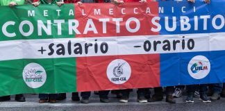 Metalmeccanici in sciopero per rinnovo contratto, manifestazioni in tutta Italia