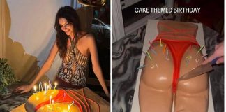 Emily Ratajkowski compie 34 anni, la torta è il lato B