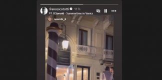 Totti e Noemi a Venezia, coincidenza o invito vip dai Bezos?
